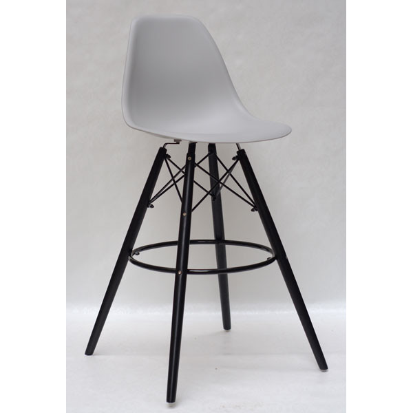 Барний стілець Onder Mebli Nik BAR 75-BK Сірий 10-0