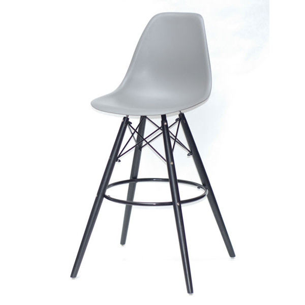 Барний стілець Onder Mebli Nik BAR 75-BK Сірий 16-1