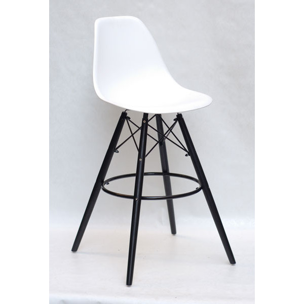 Барний стілець Onder Mebli Nik BAR 75-BK Білий 07-0