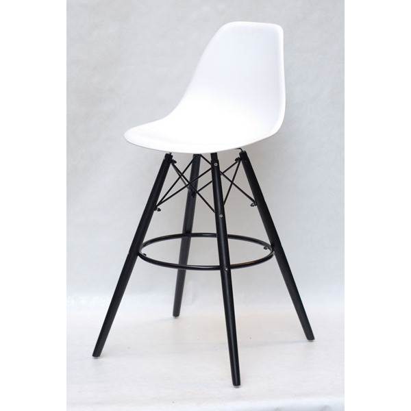Барний стілець Onder Mebli Nik BAR 75-BK Білий 07-1