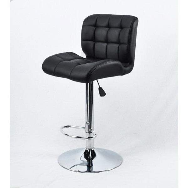 Барний стілець Onder Mebli Soho BAR CH-BASE Чорний Екошкіра-1