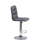 Барний стілець Onder Mebli Split BAR CH-BASE Сірий B-1004 Оксамит-2-thumb