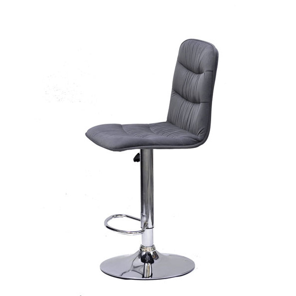 Барный стул Onder Mebli Split BAR CH-BASE Серый B-1004 Бархат-3