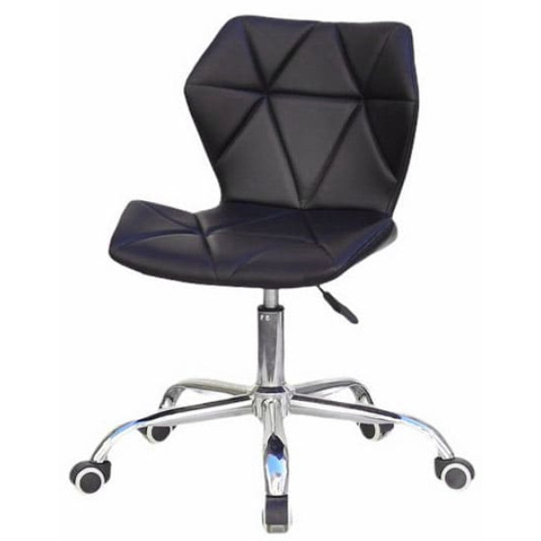 Стул Onder Mebli Greg Office Черный Экокожа-1