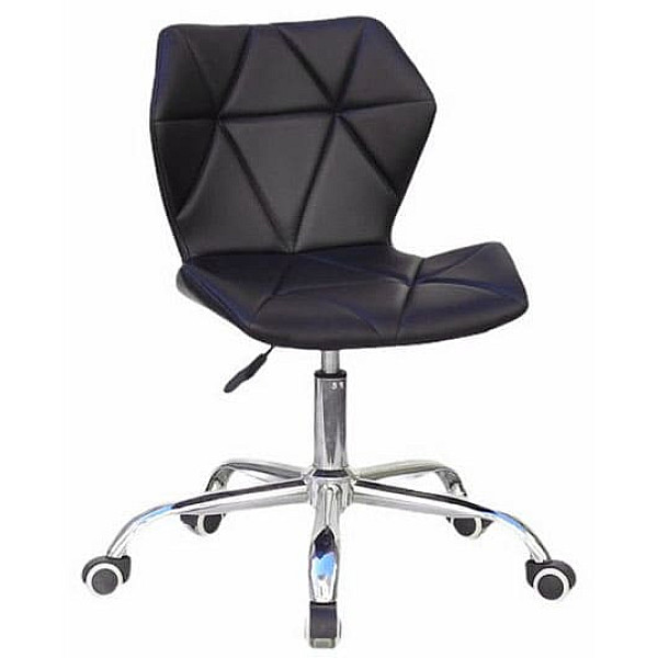 Стул Onder Mebli Greg Office Черный Экокожа-0