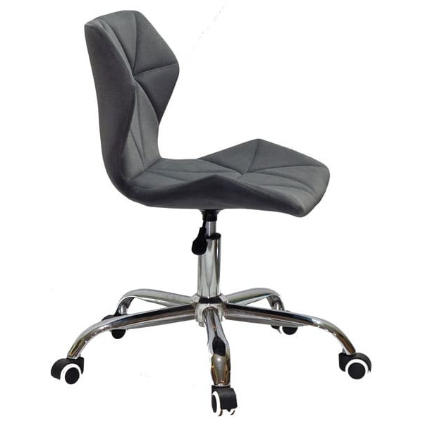 Стілець Onder Mebli Greg Office Сірий B-1004 Оксамит-2
