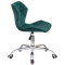 Стул Onder Mebli Greg Office Зеленый B-1003 Бархат-2-thumb
