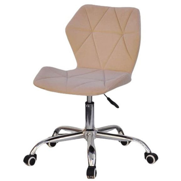 Стілець Onder Mebli Greg Office Бежевий B-1005 Оксамит-1