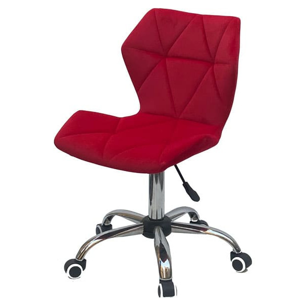 Стілець Onder Mebli Greg Office Червоний B-1016 Оксамит-1
