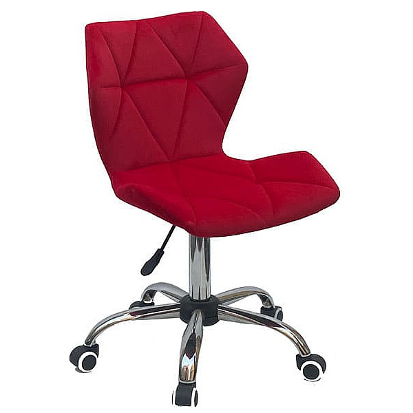 Стілець Onder Mebli Greg Office Червоний B-1016 Оксамит-0