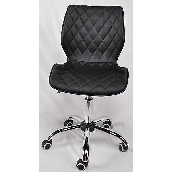 Стілець Onder Mebli Nolan Office Чорний Екошкіра-1