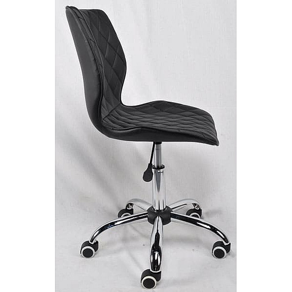 Стілець Onder Mebli Nolan Office Чорний Екошкіра-2