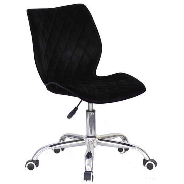 Стул Onder Mebli Nolan Office Черный B-1011 Бархат-0