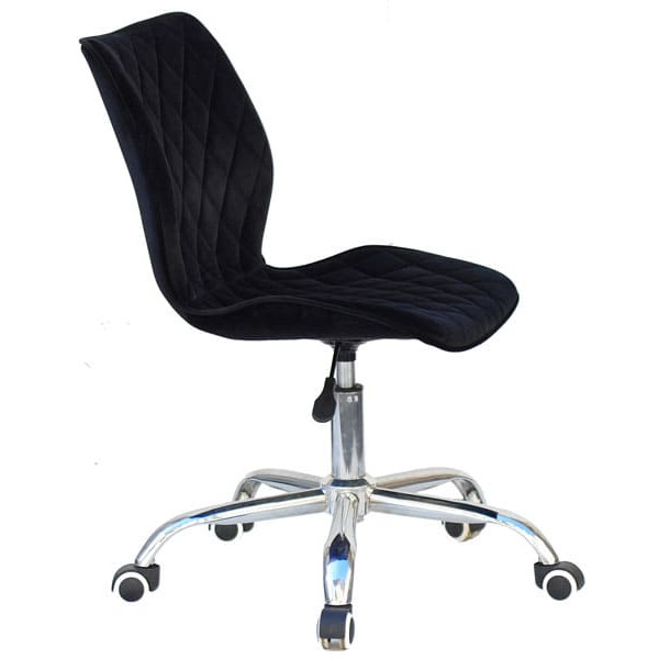 Стул Onder Mebli Nolan Office Черный B-1011 Бархат-1