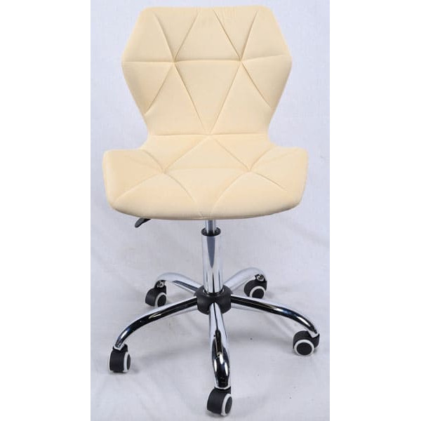 Стул Onder Mebli Greg Office Молочный B-1020 Бархат-1