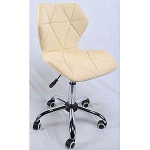 Стул Onder Mebli Greg Office Молочный B-1020 Бархат