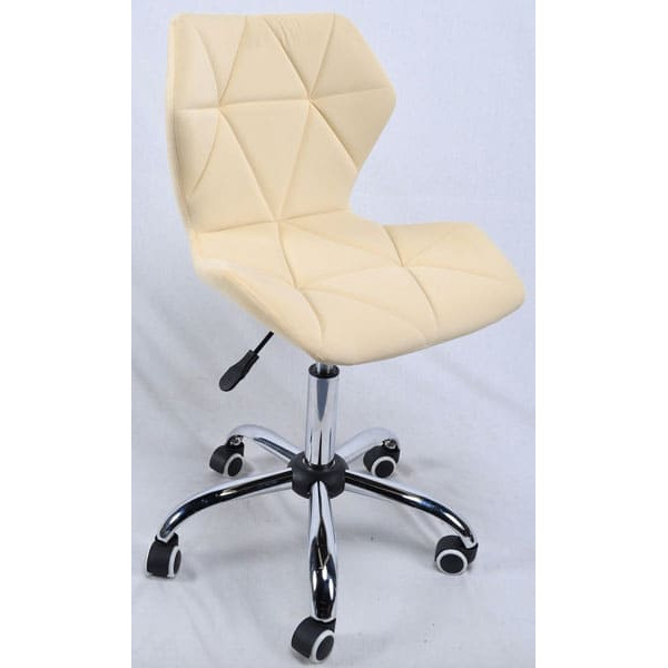 Стул Onder Mebli Greg Office Молочный B-1020 Бархат-0