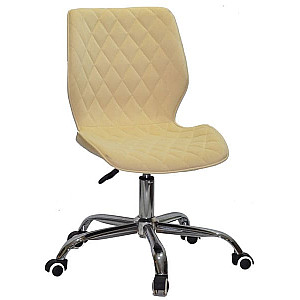 Стул Onder Mebli Nolan Office Молочный B-1020 Бархат