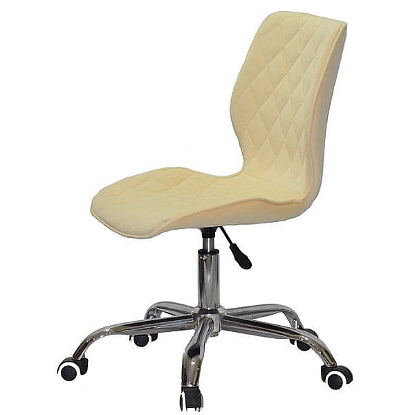 Стул Onder Mebli Nolan Office Молочный B-1020 Бархат-3