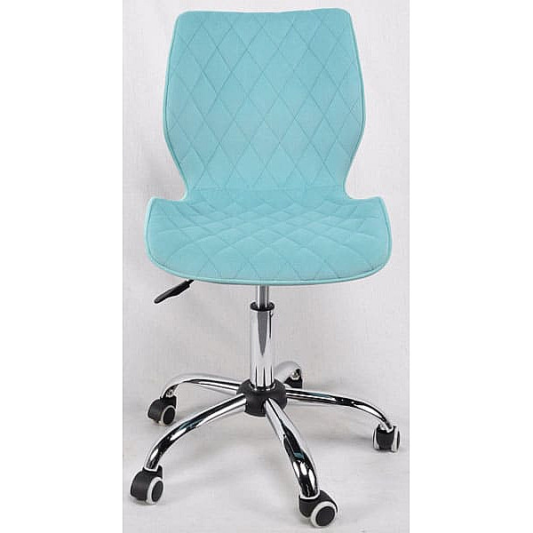 Стілець Onder Mebli Nolan Office Блакитний B-1019 Оксамит-2