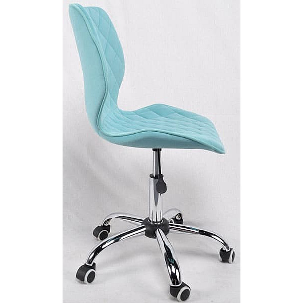 Стілець Onder Mebli Nolan Office Блакитний B-1019 Оксамит-1