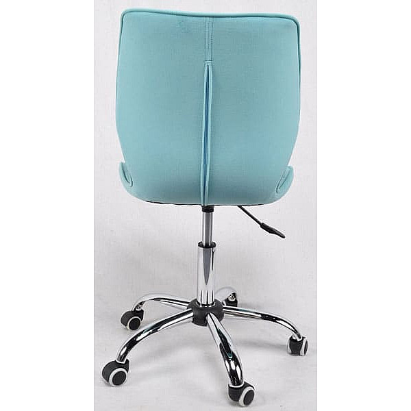 Стілець Onder Mebli Nolan Office Блакитний B-1019 Оксамит-3