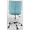 Стілець Onder Mebli Nolan Office Блакитний B-1019 Оксамит-3-thumb