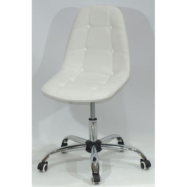 Стул Onder Mebli Alex Office Белый Экокожа-1