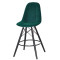 Напівбарний стілець Onder Mebli Peter BAR 65-BK Зелений B-1003 Оксамит-1-thumb
