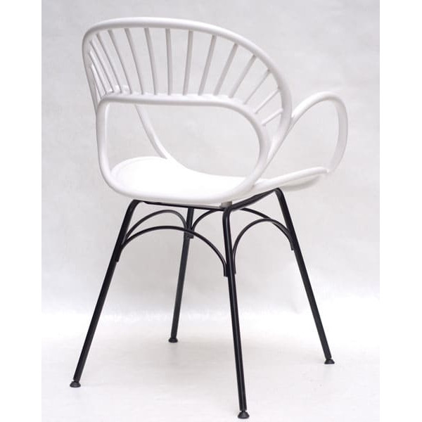 Стул кресло Onder Mebli Flori Белый 07-3