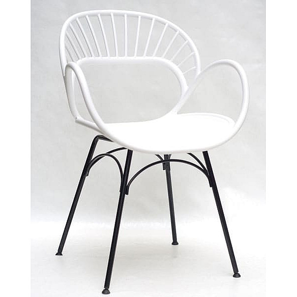 Стул кресло Onder Mebli Flori Белый 07-0