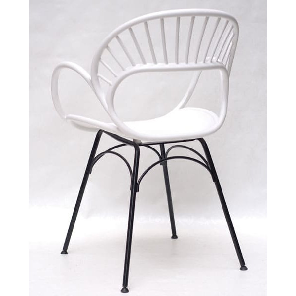 Стул кресло Onder Mebli Flori Белый 07-4