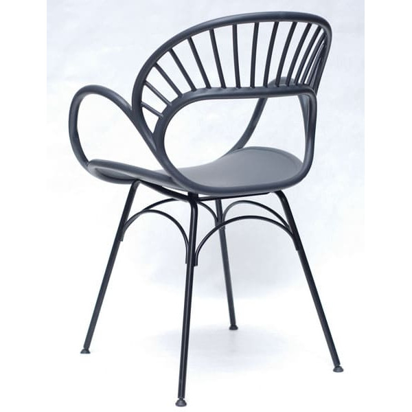 Стул кресло Onder Mebli Flori Черный 04-2