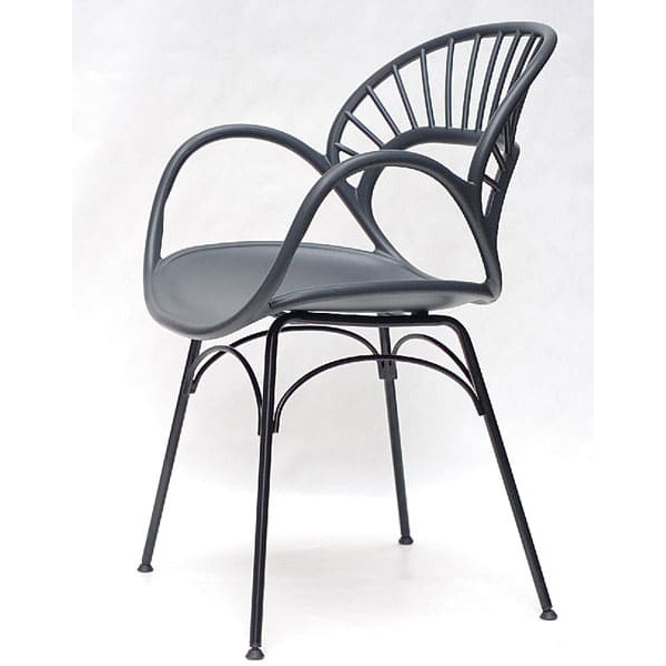 Стул кресло Onder Mebli Flori Черный 04-3