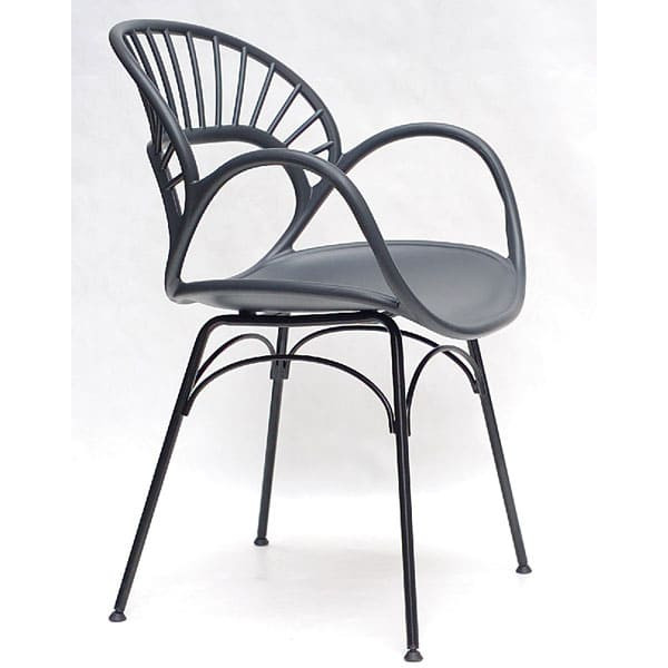 Стул кресло Onder Mebli Flori Черный 04-4