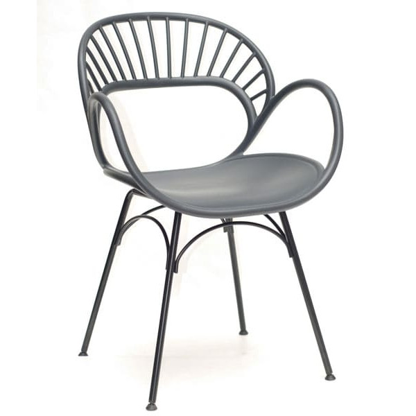 Стул кресло Onder Mebli Flori Черный 04-0