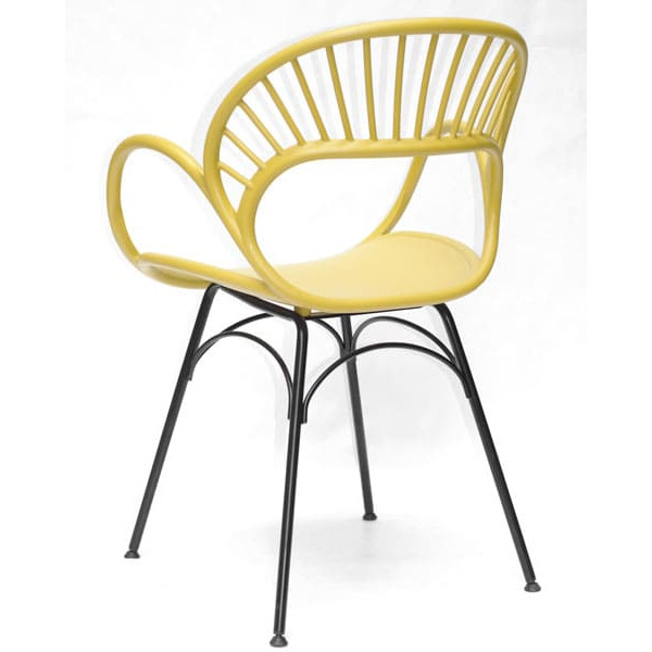 Стул кресло Onder Mebli Flori Желтый 11-4