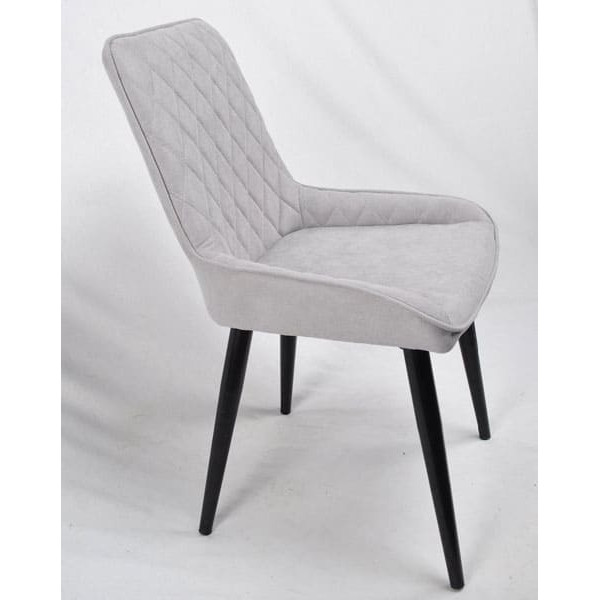 Стілець крісло Onder Mebli Stan Світло-сірий SH-3 Шеніл-2