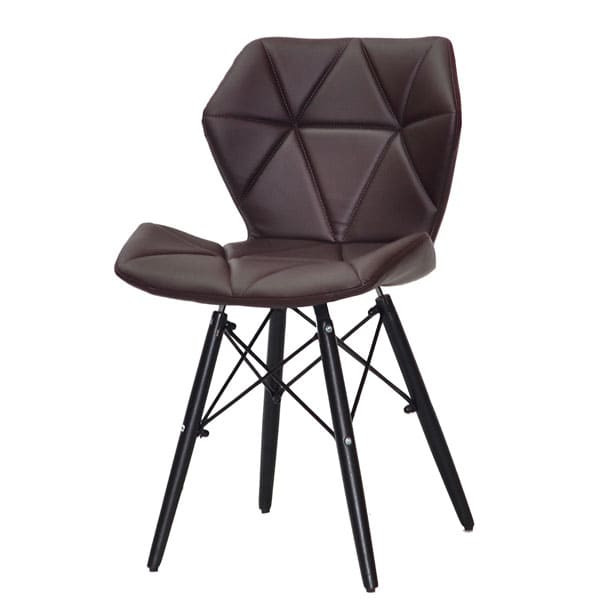 Стул Onder Mebli Greg BK Коричневый 1015 Экокожа-1