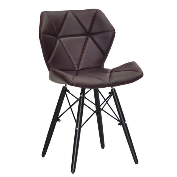 Стул Onder Mebli Greg BK Коричневый 1015 Экокожа-0