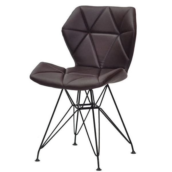 Стілець Onder Mebli Greg BK-ML Коричневий 1015 Екошкіра-1