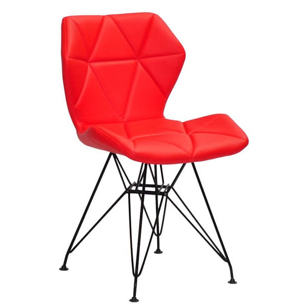 Стул Onder Mebli Greg BK-ML Красный 1007 Экокожа-0