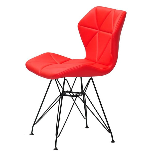 Стул Onder Mebli Greg BK-ML Красный 1007 Экокожа-3