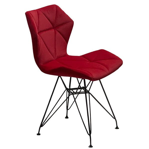 Стул Onder Mebli Greg BK-ML Красный B-1016 Бархат-2