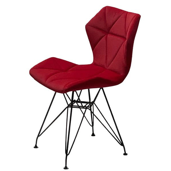 Стул Onder Mebli Greg BK-ML Красный B-1016 Бархат-3