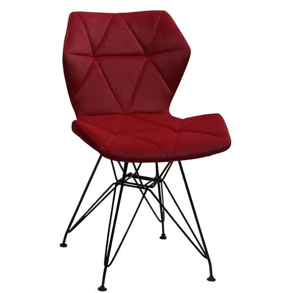 Стул Onder Mebli Greg BK-ML Красный B-1016 Бархат-0