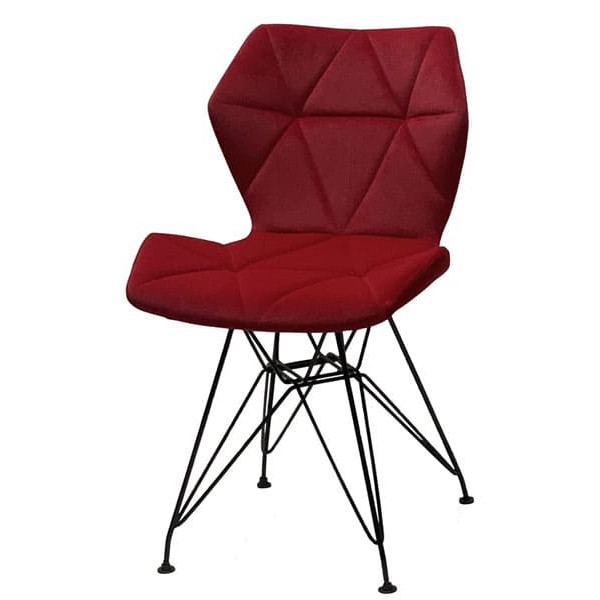 Стул Onder Mebli Greg BK-ML Красный B-1016 Бархат-1