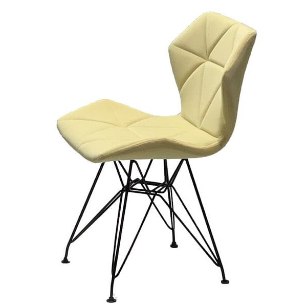 Стул Onder Mebli Greg BK-ML Молочный B-1020 Бархат-3