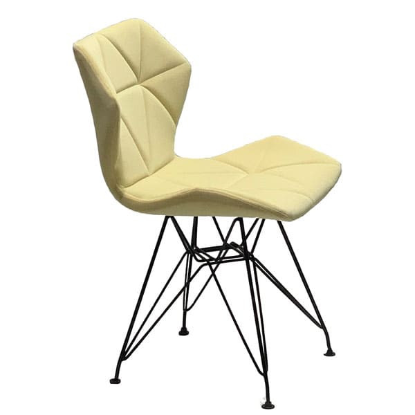 Стул Onder Mebli Greg BK-ML Молочный B-1020 Бархат-2