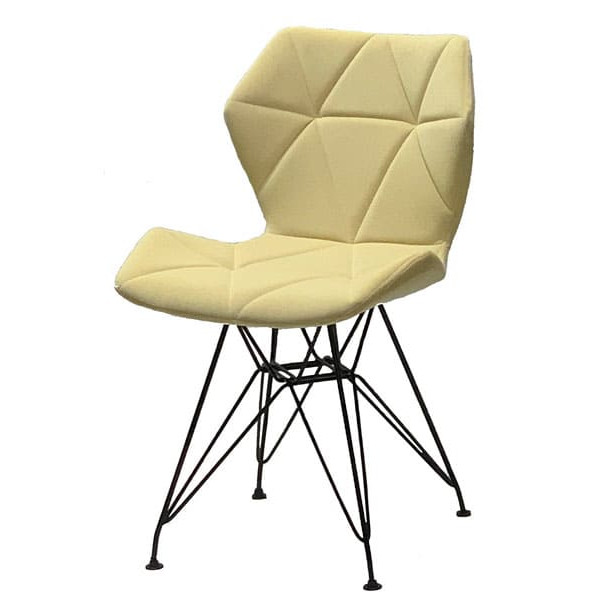 Стул Onder Mebli Greg BK-ML Молочный B-1020 Бархат-1